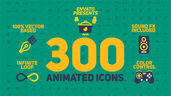 animated icons 283 after effects project videohive download